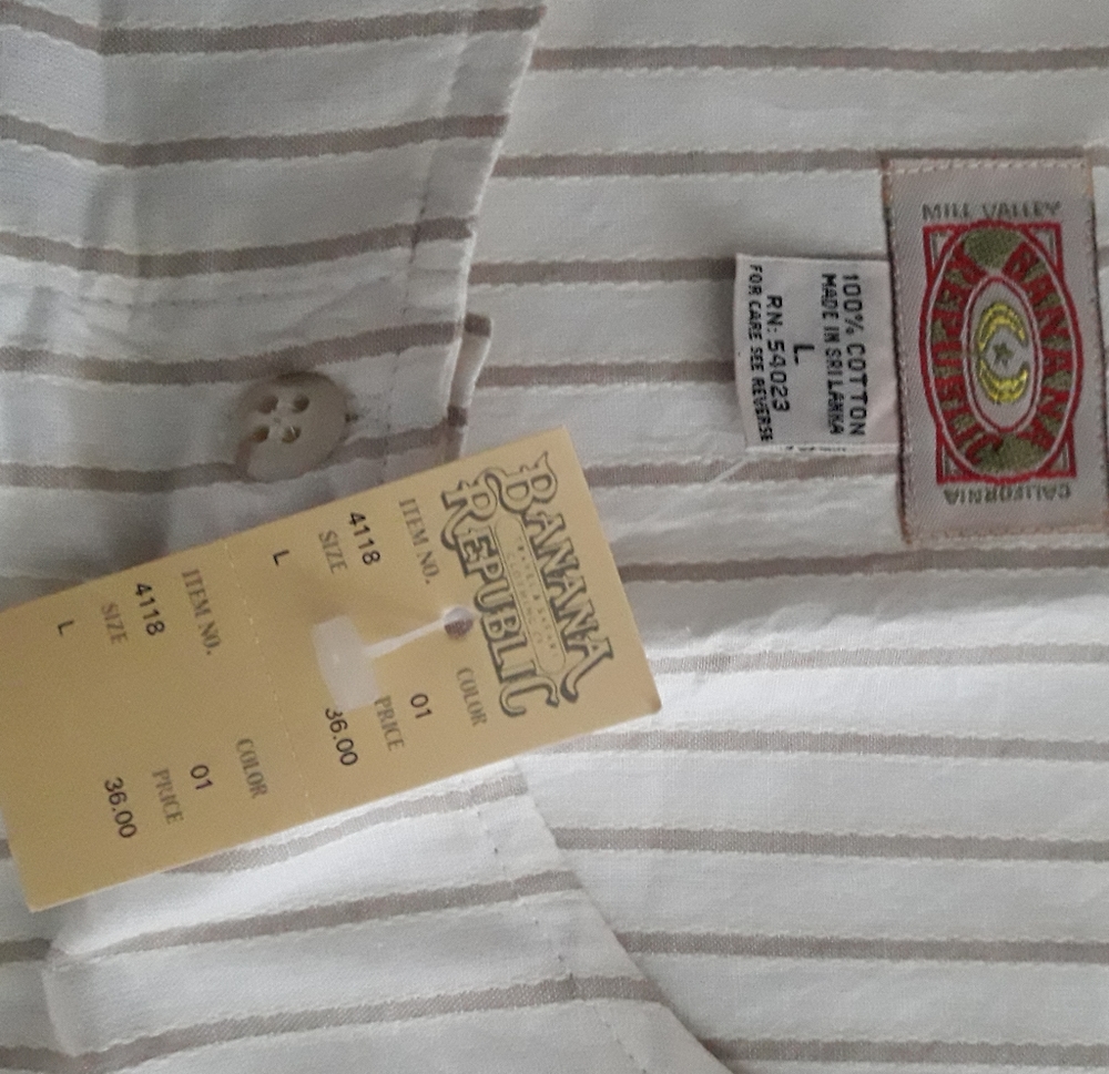 NWT Vintage Banana Republic 80s Travelers Dress - Picture 2 of 8